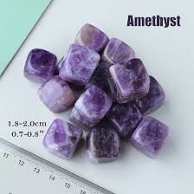 ANNA NEW YORK Vida Whisky Cubes, Amethyst Quartz, Set of 6 Gift