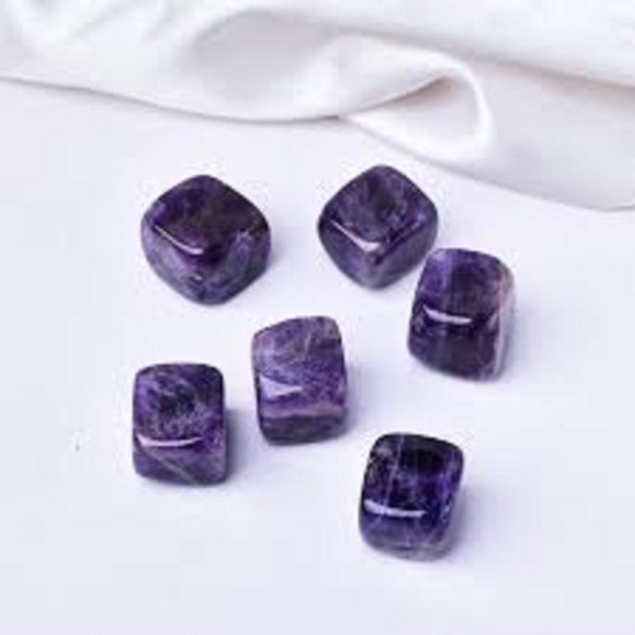 ANNA NEW YORK Vida Whisky Cubes, Amethyst Quartz, Set of 6 Gift