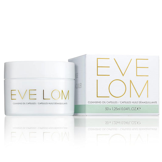 EVE LOM Cleansing Oil Based Cleanser, Full Size 50 Capsules, Multyi, Unscented