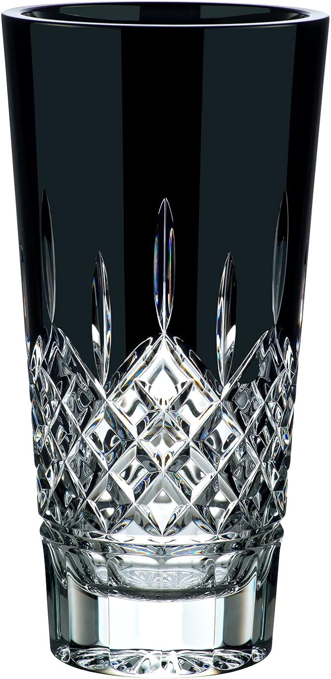 Waterford Crystal LISMORE BLACK VASE 12"