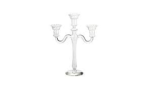 Rosenthal Illuminé Glas Leuchter 3-arm. 33cm 69049-110002-49485 Candelabrum