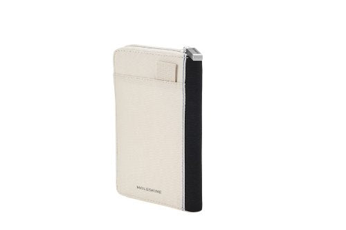 Moleskine Zip Wallet, Khaki Beige, (4.25 x 7 x 0.75)