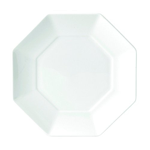 Wedgwood Ashlar Octagonal Bread and Butter Plate, 7.6", White