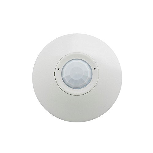 Leviton ODC04-IOW IR Ceiling Mount Occupancy Sensor 450 SQ FT Coverage 360 Degree; White