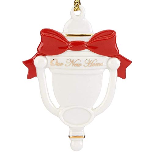 Lenox 879310 Door Knocker Hanging Ornament, 4-inch High, Porcelain