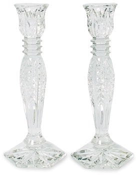 Waterford Bethany Candlestick Pair 10 "