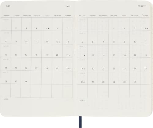 Moleskine 2023-2024 Daily Planner, 18M