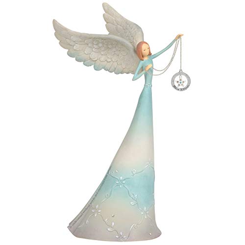 Enesco Peace by Piece Trust Angel Figurine, 10.63 Inch, Multicolor