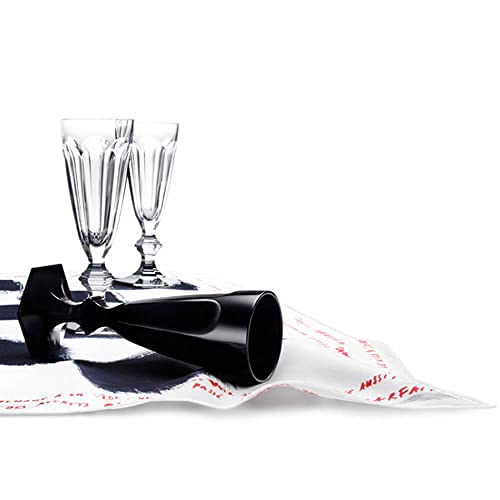 BACCARAT CRYSTAL HARCOURT DARKSIDE BLACK CHAMPAGNE FLUTE 2611008