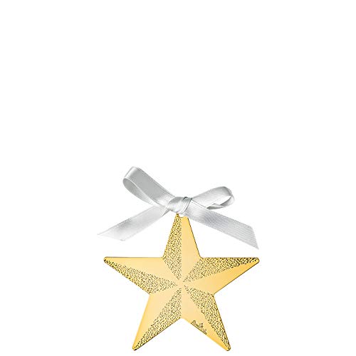 ROSENTHAL Christmas Pendants, Christmas Tree, Pendant Star Gold, Gift Boxed