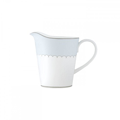 Monique Lhuillier Lily Of The Valley Blue Creamer 4.25” 10 Oz Fine Bone China