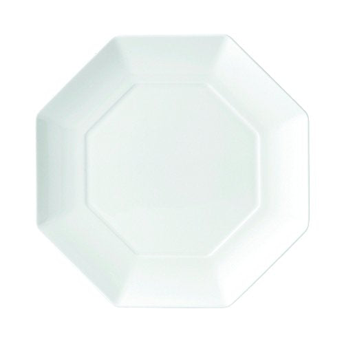 Wedgwood Ashlar Octagonal Salad Plate, 9", White