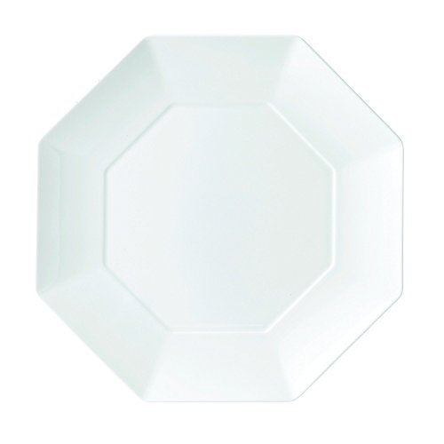 Wedgwood Ashlar Octagonal Dinner Plate, 10.9", White