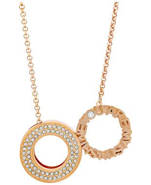 SWAROVSKI ADMIRATION 18K ROSE GOLD-PLATED CRYSTAL PENDANT NECKLACE 5290144