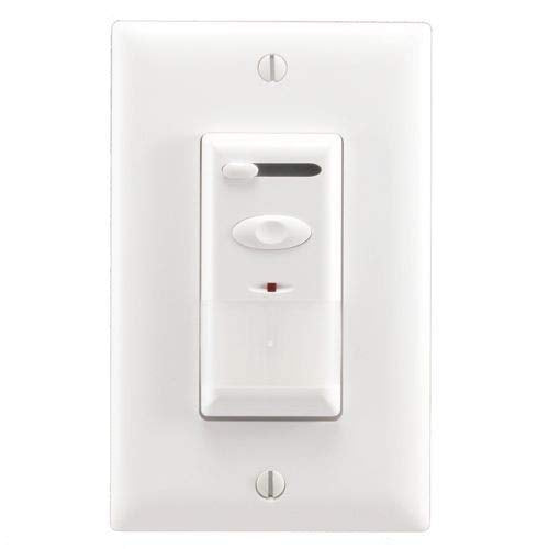 WattStopper WD-270-I Motion Sensor, Timed Occupancy Sensor Slide Dimmer with 2 Stage Setting, 500W Ivory