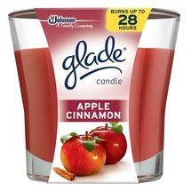 Glade Apple Cinnamon Scented Candle 3.8 oz (Pack of 6)