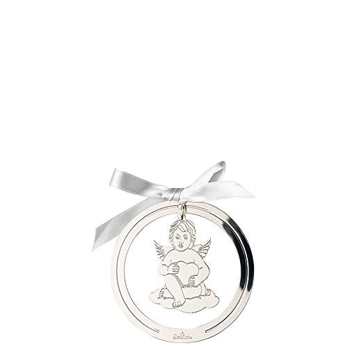 ROSENTHAL Christmas Pendants, Christmas Tree, ,Rosenthal Pendant Angel with Heart, Silver, Gift Boxed