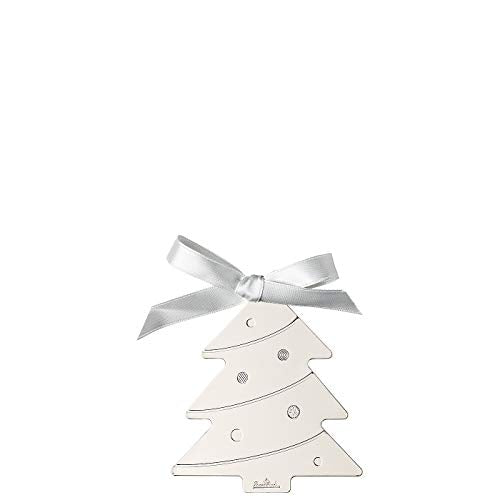 Rosenthal Christmas Pendants, Pendant Christmas Tree Silver (8cm) Gift Boxed