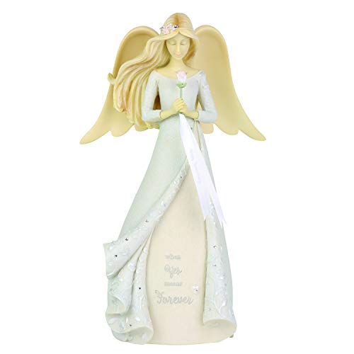 Enesco Foundations Anniversary Angel Figurine, 9 Inch, Multicolor