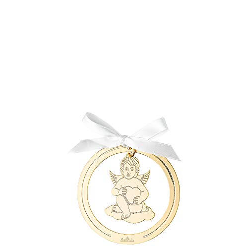 ROSENTHAL Christmas Pendants, Christmas Tree, Rosenthal Pendant Angel with Heart Gold, Gift Boxed