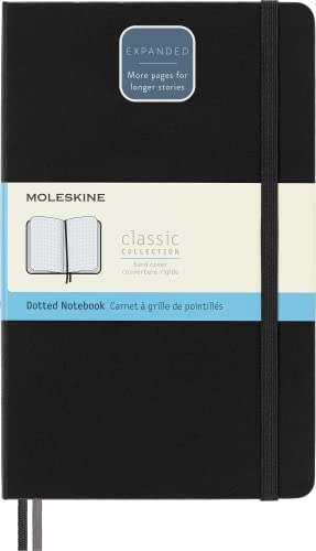 Moleskine Classic Expanded Notebook, Hard Cover, Large (5" x 8.25")