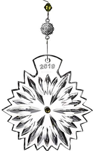 Waterford 2019 Snowflake Wishes Prosperity Crystal Christmas Tree Ornament