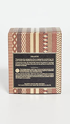 Nest Fragrance Hearth Classic Candle, Hearth, Brown, Print, One Size