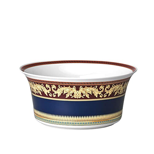 Rosenthal Versace, Iconic Heroes Large Open Vegetable Bowl, Multi Color, 101 oz