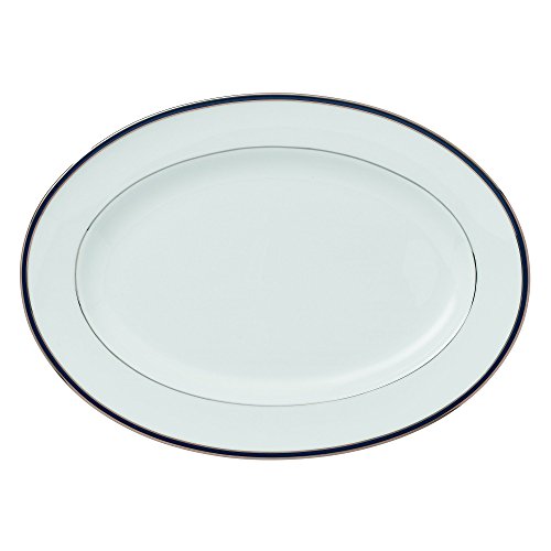 Royal Doulton Signature Blue Platter, 14", White