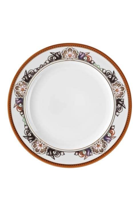 Rosenthal Versace Les Etoiles de la Mer Versace Beige Purple Salad Plate 8.5 inch