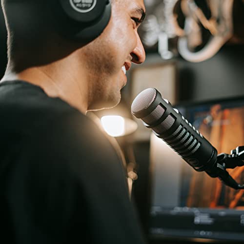 512 Audio Limelight Dynamic Vocal XLR Microphone featuring a Hypercardioid Polar Pattern Designed for Podcasting, Broadcasting and Streaming