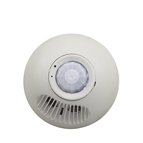 Leviton ODC10-MRW Multi-Tech 1000 Sq. Ft. Ceiling Mount Occupancy Sensor