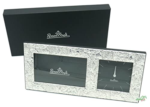 ROSENTHAL Silver Collection, Photo Frame Alarm Clock Scratch by ROSENTHAL, Gift Set