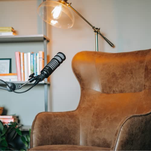 512 Audio Limelight Dynamic Vocal XLR Microphone featuring a Hypercardioid Polar Pattern Designed for Podcasting, Broadcasting and Streaming