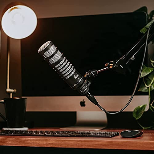 512 Audio Limelight Dynamic Vocal XLR Microphone featuring a Hypercardioid Polar Pattern Designed for Podcasting, Broadcasting and Streaming