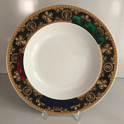 Rosenthal Versace Versace I Love Baroque and Roll Rim Soup Plate 8 1/2 Inch 19325-403654-10322