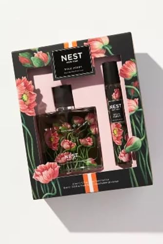 NEST New York Wild Poppy Fine Fragrance Set 1.7fl oz/50ml+0.27fl oz/8ml