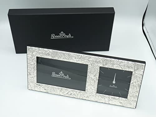 ROSENTHAL Silver Collection, Photo Frame Alarm Clock Scratch by ROSENTHAL, Gift Set