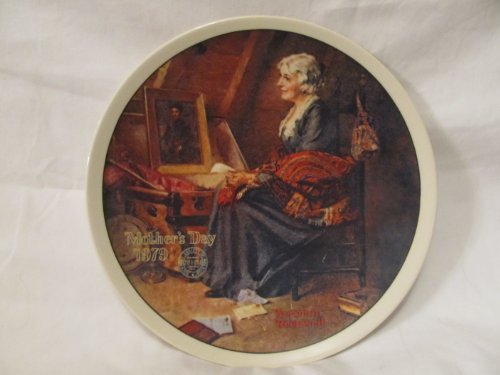 Norman Rockwell 1979 Mother's Day Collector Plate Reflections by Edwin M Knowles