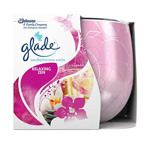 Glade Scented Candle Air Freshener, Relaxing Zen Fragrance, Up to 30 hrs of Burning, 120 g (Pack of 2)