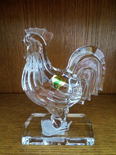 Waterford Crystal Rooster 6 1/2 Inches Tall