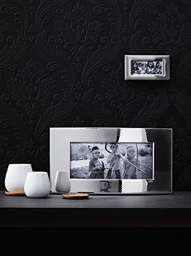 Rosenthal Silver Collection, Curved Panoramic Photo Picture Frame Arch Silver Bilaminate Bilderrahmen, Gift, 10 X 22cm 69099-321412-05783