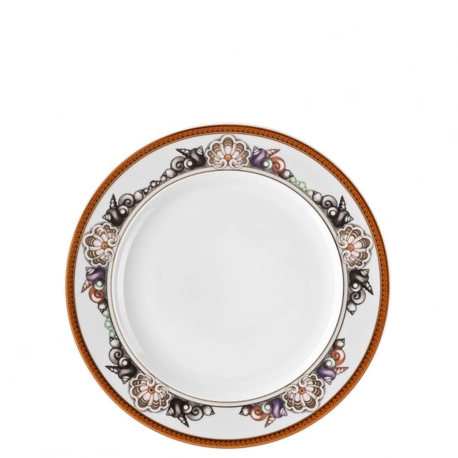 Rosenthal Versace Les Etoiles de la Mer Versace Beige Purple Salad Plate 8.5 inch