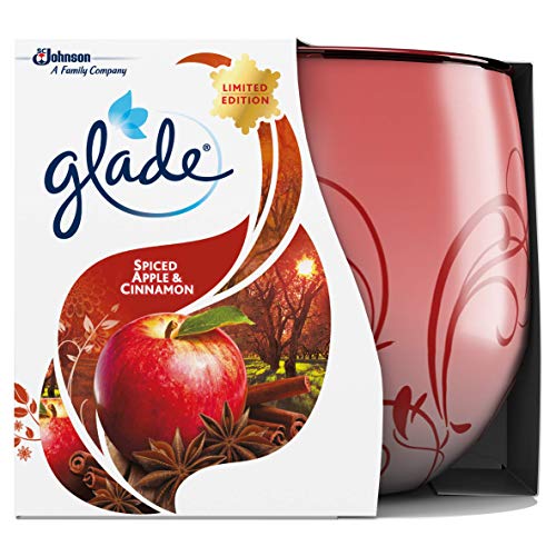 Glade 4oz Candle Apple and Cinnamon, Pack of 6