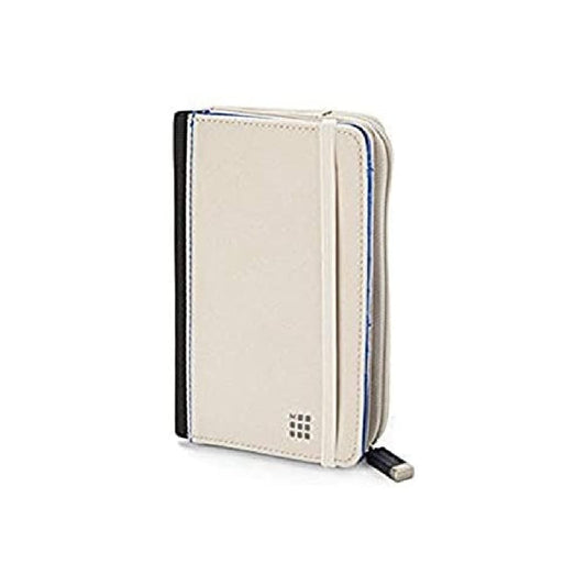 Moleskine Double Wallet, Khaki Beige, (4.25 x 7 x 1.25)