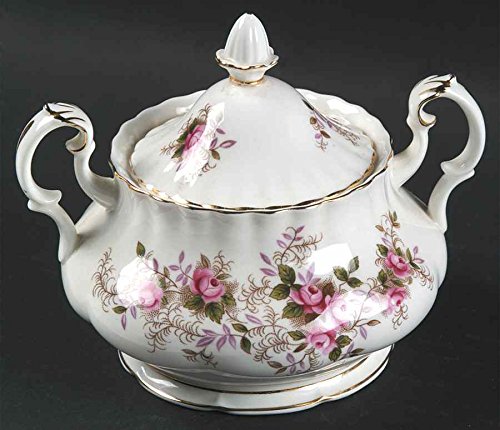 New Royal Albert Bone China Lavender Rose Sugar Bowl