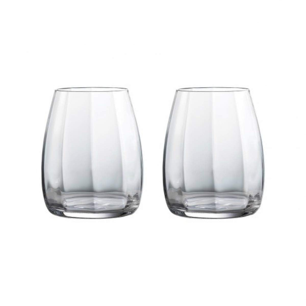 Waterford Crystal Elegance Optic Tumbler, Set of 2, 17 oz