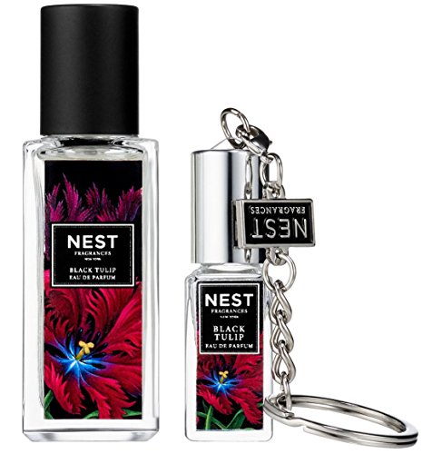 Nest Black Tulip On-The-Go Set - .5 oz. Spray & .10 oz. Rollerball Keychain