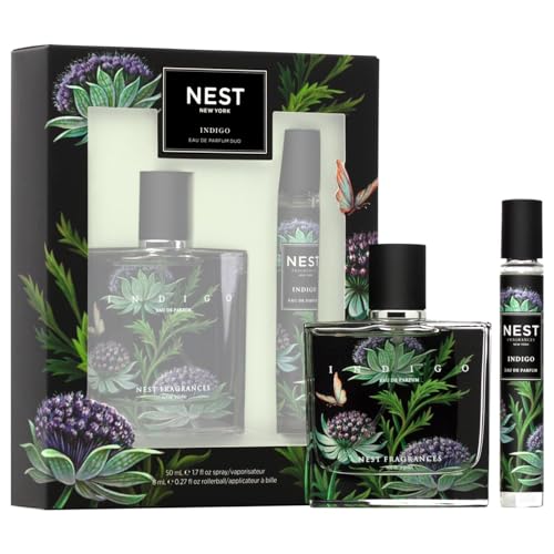 NEST New York Indigo Fine Fragrance, Eau de Parfum Set (1.7fl oz/50ml+ 0.27fl oz/8ml)