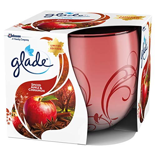 Glade 4oz Candle Apple and Cinnamon, Pack of 6